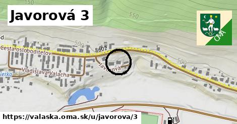 Javorová 3, Valaská