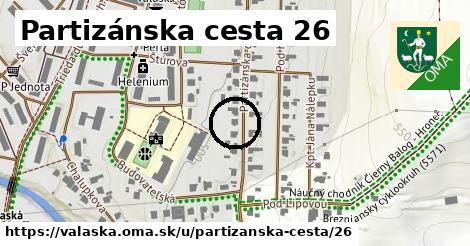 Partizánska cesta 26, Valaská