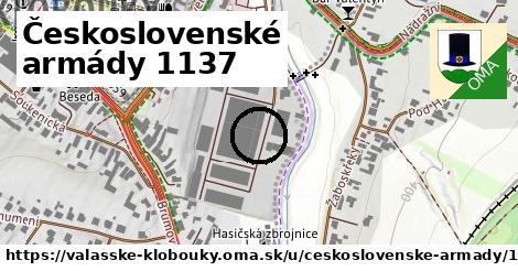 Československé armády 1137, Valašské Klobouky