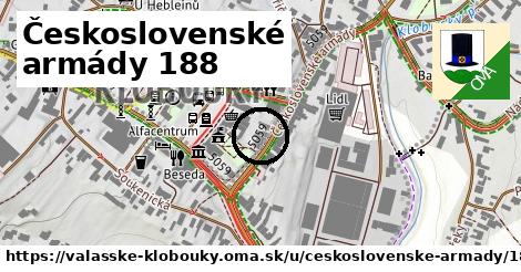 Československé armády 188, Valašské Klobouky