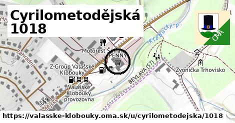 Cyrilometodějská 1018, Valašské Klobouky