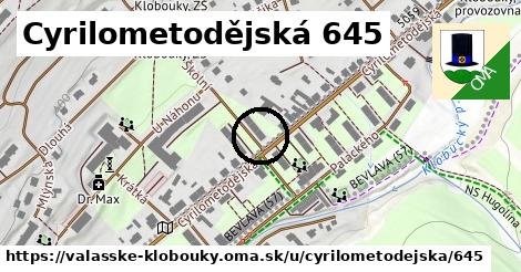 Cyrilometodějská 645, Valašské Klobouky