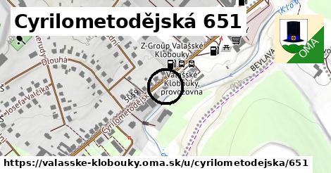 Cyrilometodějská 651, Valašské Klobouky