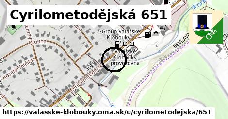 Cyrilometodějská 651, Valašské Klobouky