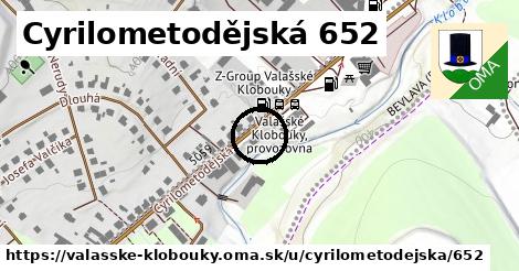 Cyrilometodějská 652, Valašské Klobouky