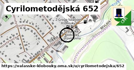 Cyrilometodějská 652, Valašské Klobouky