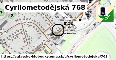 Cyrilometodějská 768, Valašské Klobouky