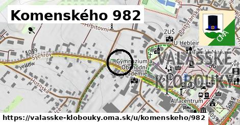 Komenského 982, Valašské Klobouky