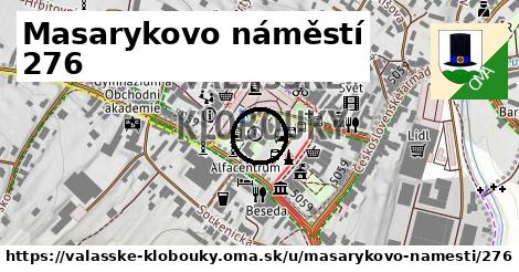 Masarykovo náměstí 276, Valašské Klobouky