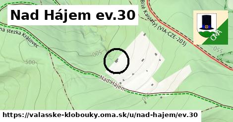 Nad Hájem ev.30, Valašské Klobouky