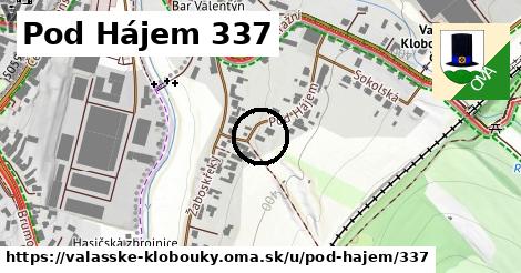 Pod Hájem 337, Valašské Klobouky