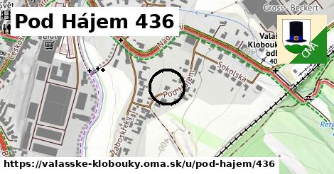 Pod Hájem 436, Valašské Klobouky