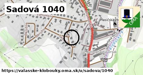 Sadová 1040, Valašské Klobouky