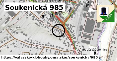 Soukenická 985, Valašské Klobouky