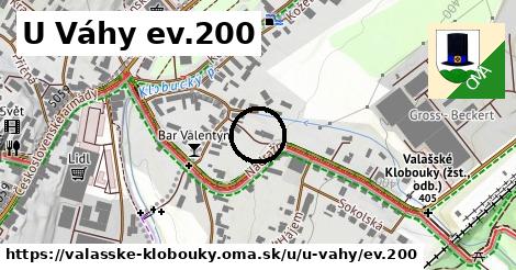 U Váhy ev.200, Valašské Klobouky