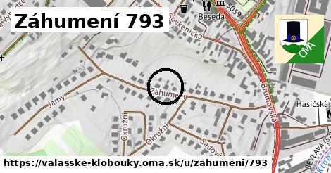 Záhumení 793, Valašské Klobouky