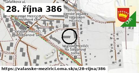 28. října 386, Valašské Meziříčí