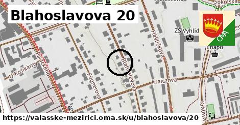 Blahoslavova 20, Valašské Meziříčí