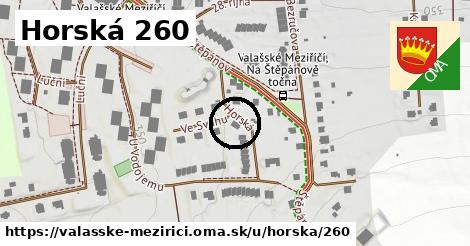 Horská 260, Valašské Meziříčí