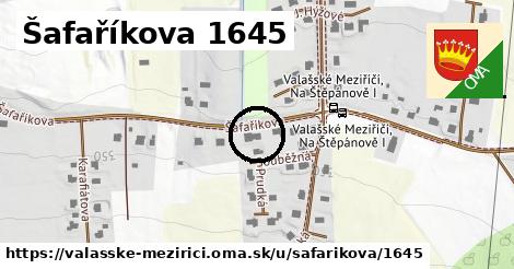 Šafaříkova 1645, Valašské Meziříčí