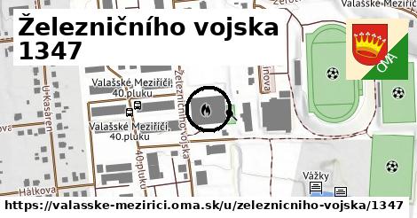 Železničního vojska 1347, Valašské Meziříčí