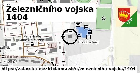 Železničního vojska 1404, Valašské Meziříčí