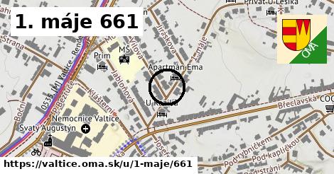 1. máje 661, Valtice