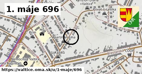 1. máje 696, Valtice