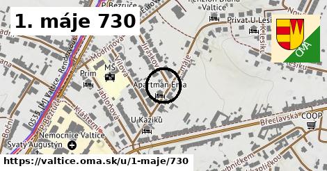 1. máje 730, Valtice