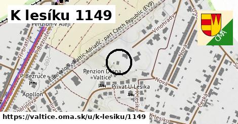 K lesíku 1149, Valtice