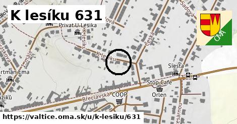 K lesíku 631, Valtice