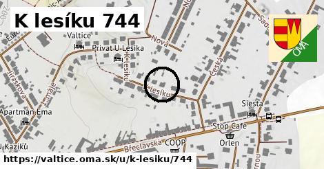 K lesíku 744, Valtice