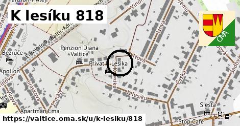 K lesíku 818, Valtice