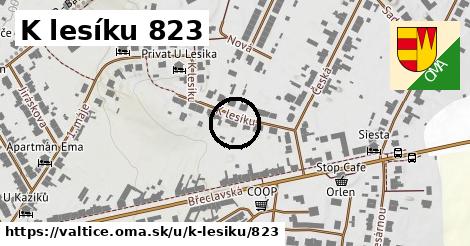 K lesíku 823, Valtice