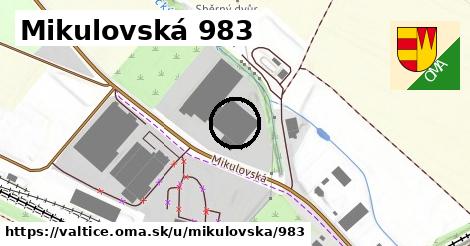 Mikulovská 983, Valtice