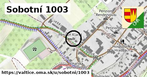 Sobotní 1003, Valtice