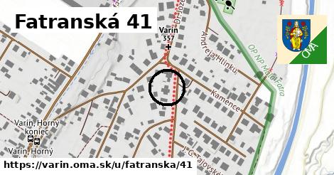 Fatranská 41, Varín