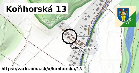 Koňhorská 13, Varín