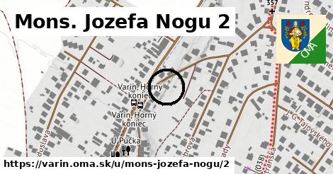 Mons. Jozefa Nogu 2, Varín