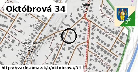 Októbrová 34, Varín