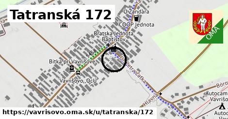 Tatranská 172, Vavrišovo
