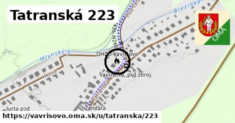 Tatranská 223, Vavrišovo