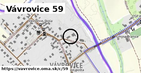 Vávrovice <span class="supisne">59</span>