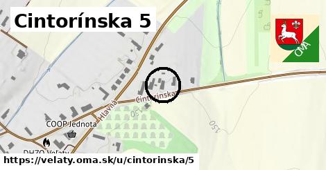 Cintorínska 5, Veľaty