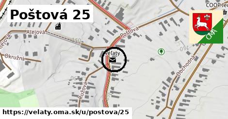 Poštová 25, Veľaty