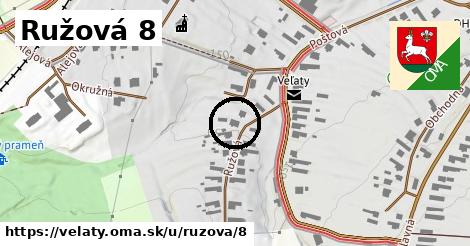 Ružová 8, Veľaty
