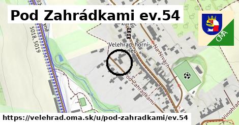 Pod Zahrádkami ev.54, Velehrad