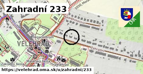 Zahradní 233, Velehrad