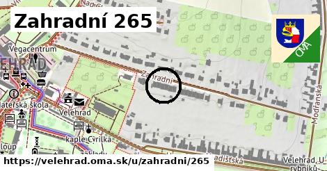 Zahradní 265, Velehrad