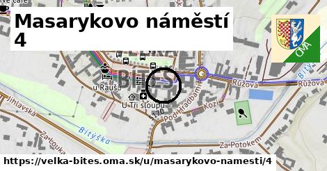 Masarykovo náměstí 4, Velká Bíteš